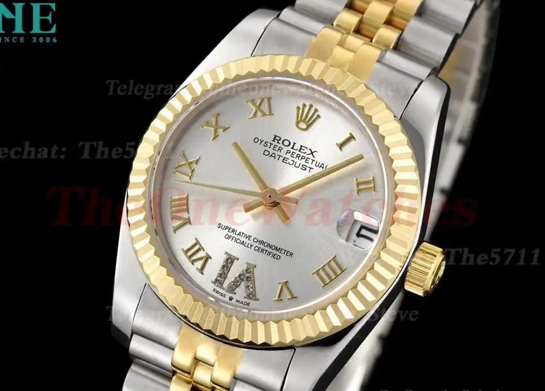 Datejust 31mm 278273 YG SS Silver Rmn GDF MY8215