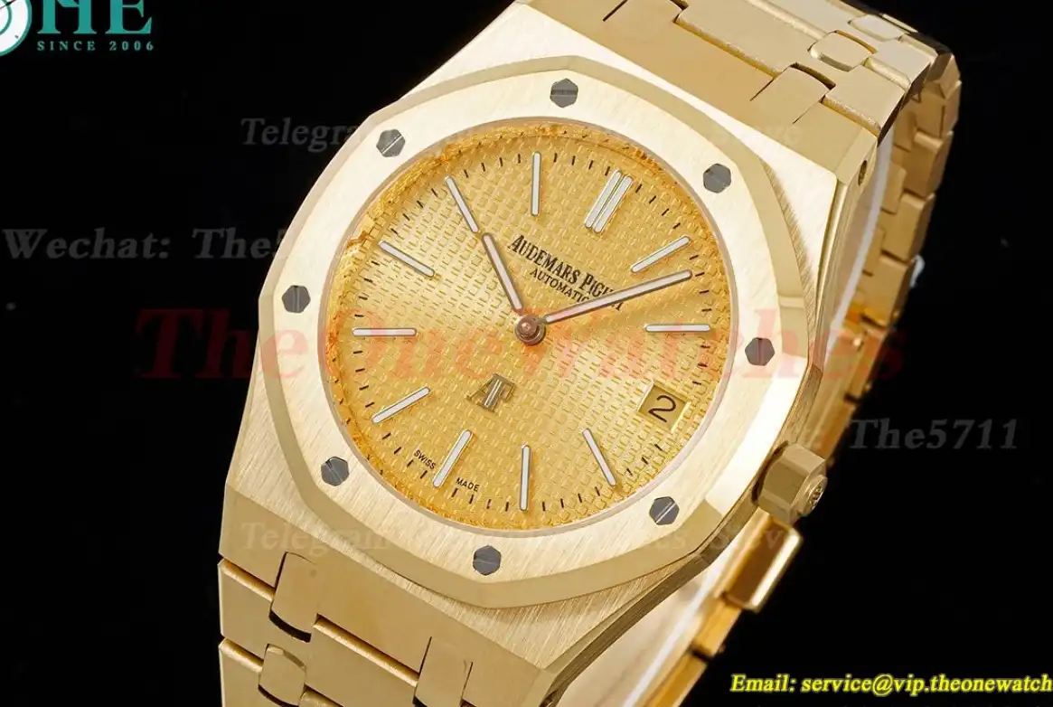 Royal Oak 15202 39mm YG YG Gold Dial IPF A2121