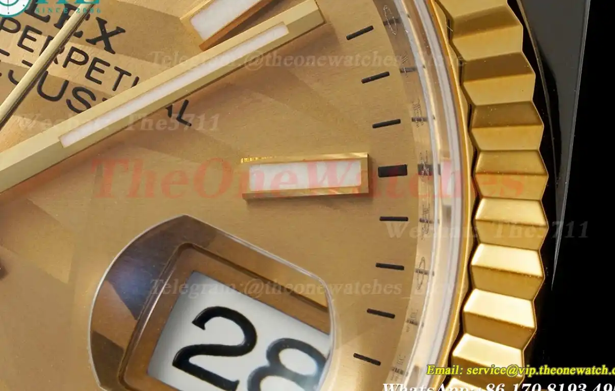 Datejust 126233 36mm Jub SS YG Gold Palm Motif Dial VSF VS3235