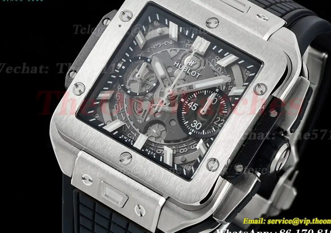 Square Bang Unico 42mm SS RU Skeleton Dial BBF HUB1280A