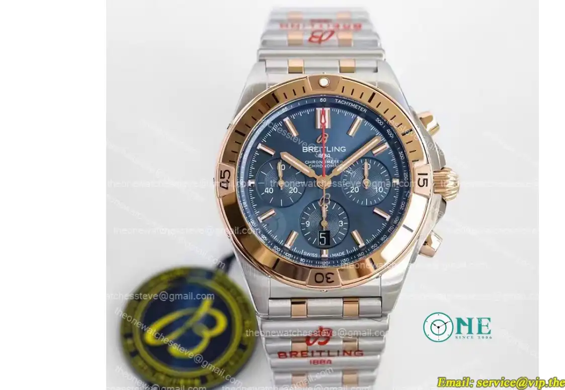 Breitling Chronomat B01 blue RS SS 42mm GF Asia-7750