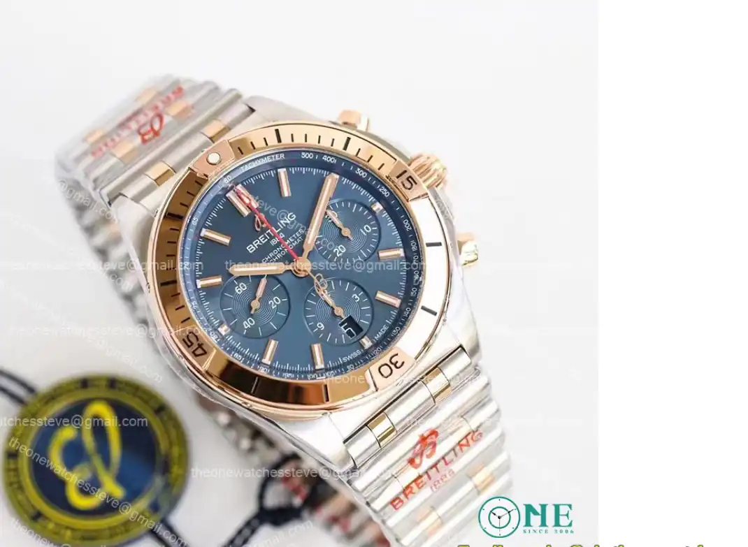 Breitling Chronomat B01 blue RS SS 42mm GF Asia-7750