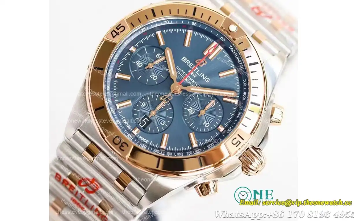 Breitling Chronomat B01 blue RS SS 42mm GF Asia-7750