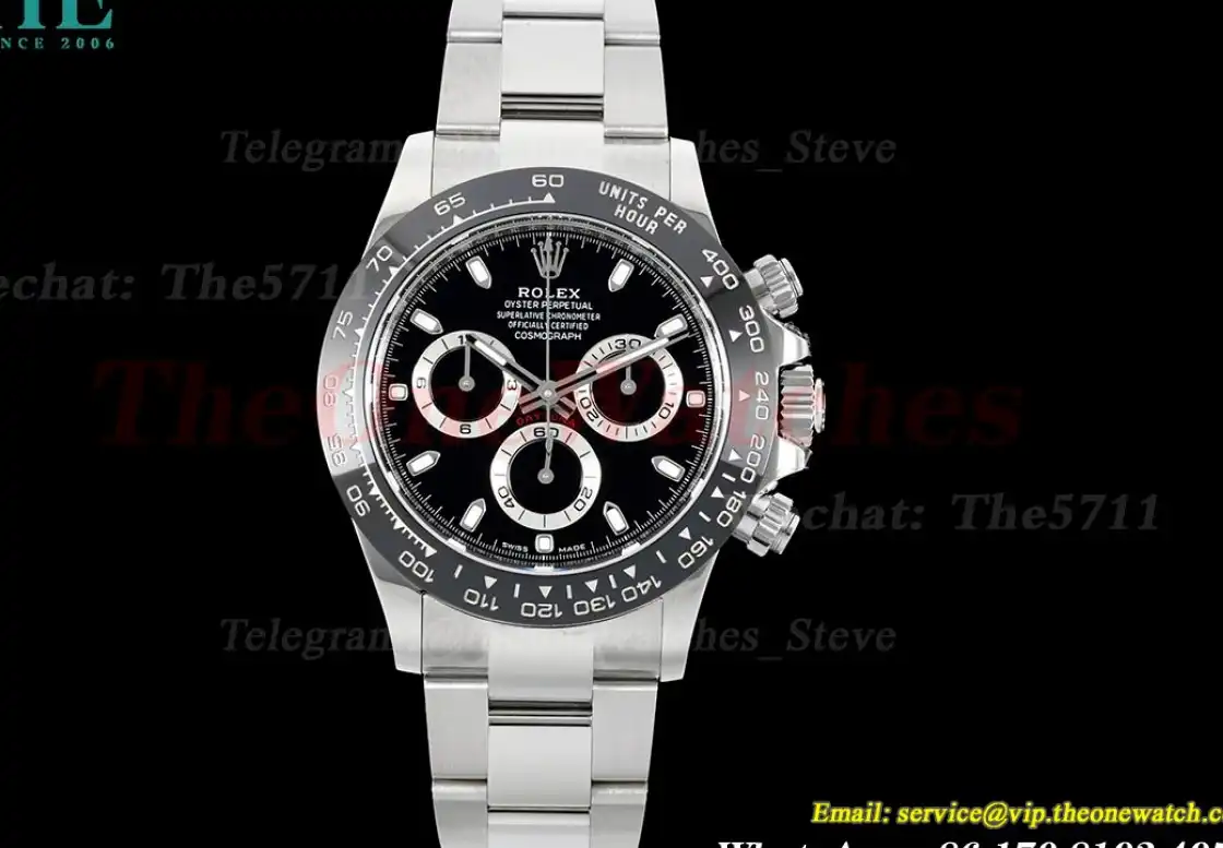 Daytona 116500 SS SS Black Dial 904L BTF V2 SA4130