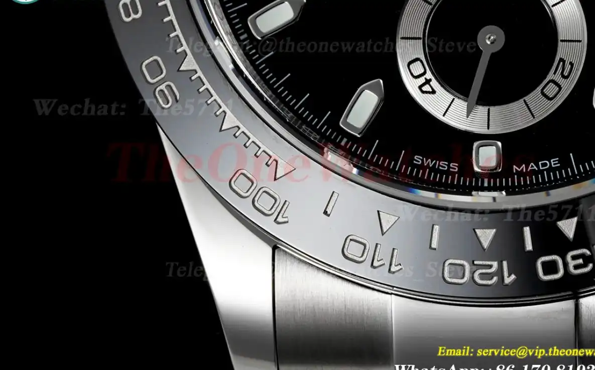 Daytona 116500 SS SS Black Dial 904L BTF V2 SA4130