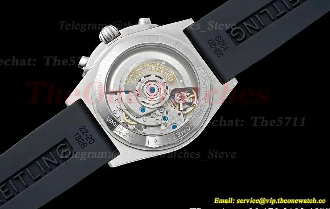 Chronomat B01 42MM SS RU Ice Blue Blk TF A7750