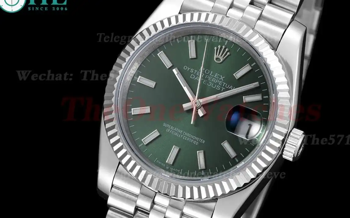 Datejust 126234 36mm Jub SS SS Green Stk GDF MY8215