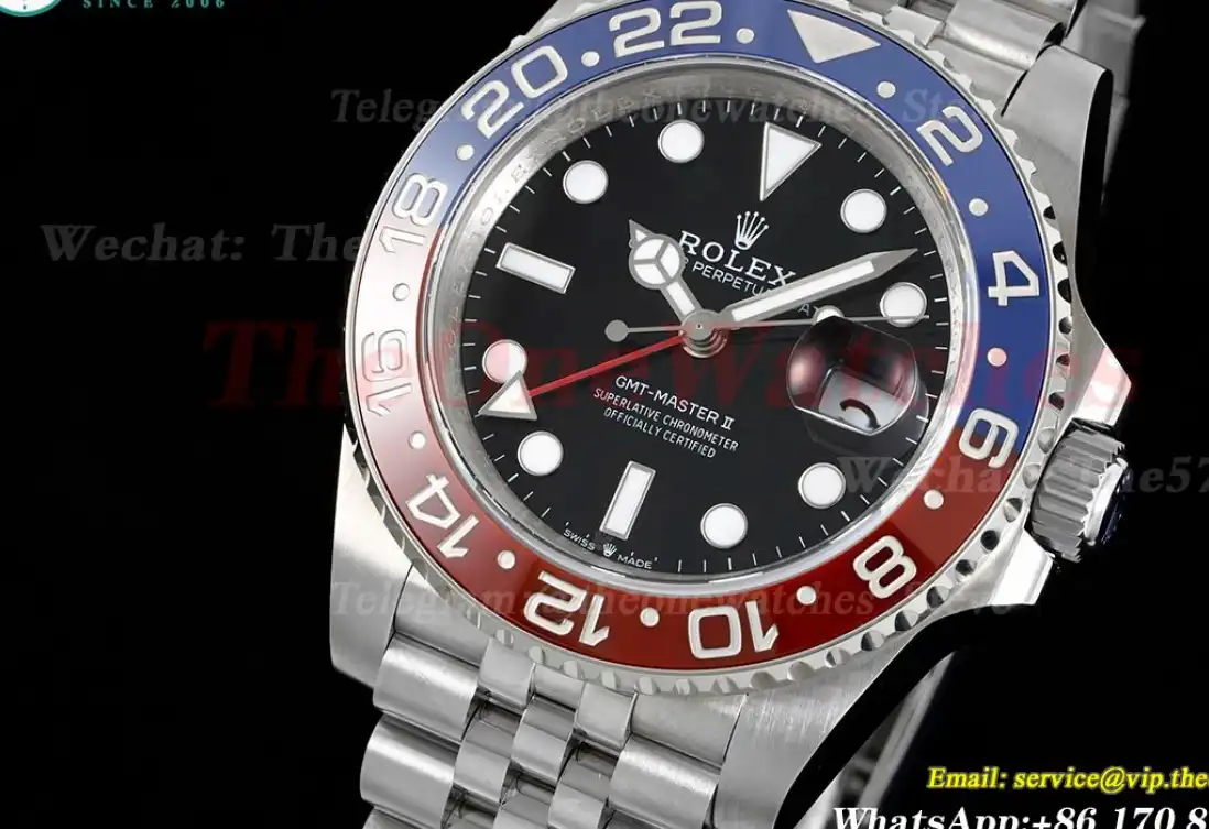 GMT Master II 126710 Pepsi Jub SS SS Red Blue GMF V6 VR3285