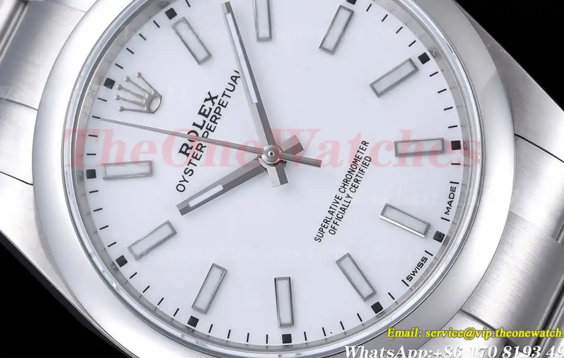 Oyster Perpetual 114300 39mm SS SS White EWF VR3132