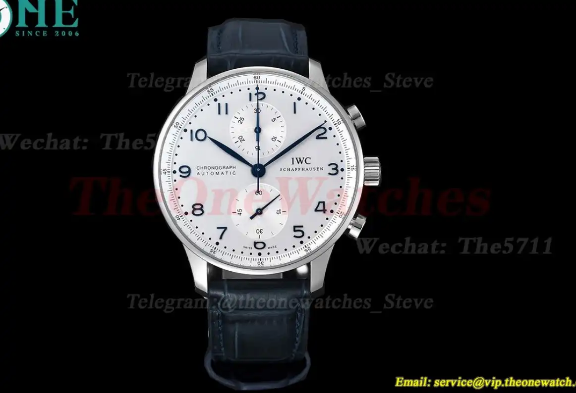 Portuguese Chrono 41mm SS LE White Num ZF V2 A7750