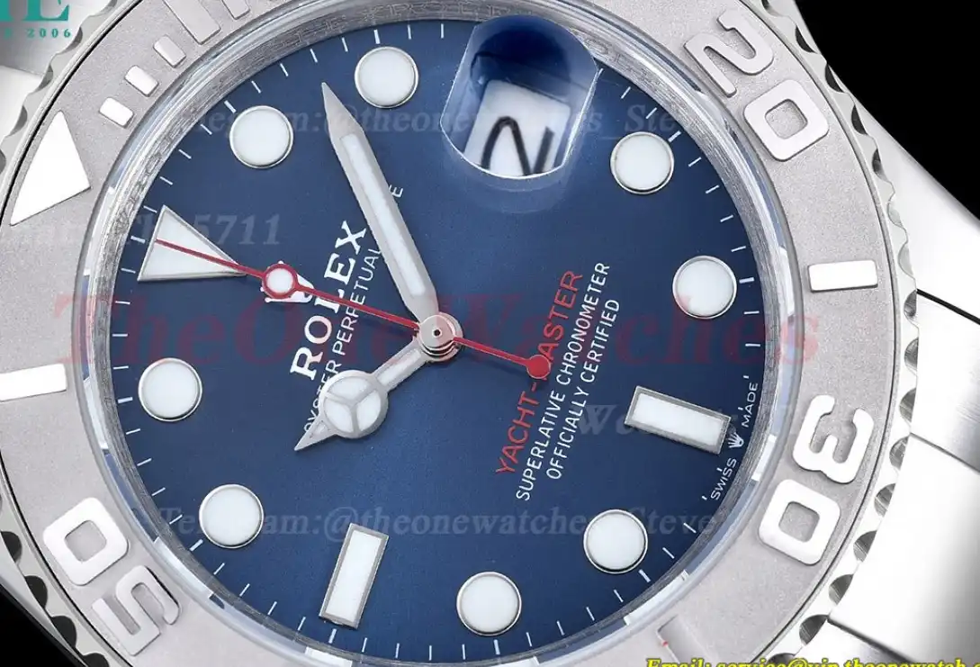 Yacht-Master 126622 40mm SS SS Blue Dot GDF MY8215