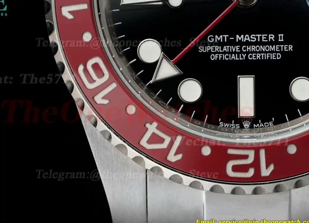 GMT Master II 126710 Pepsi Oys 40mm SS SS Black Dial EWEF VR3285