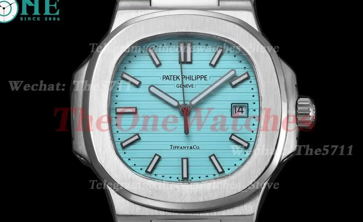 Nautilus 40mm SS LE Tiffany Blue Textured Dial GDF MY8215