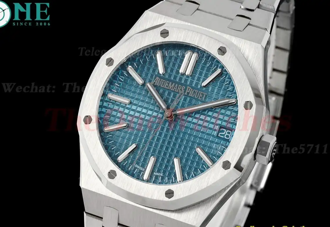 Royal Oak 41mm 15510 SS SS Blue Stk IPF A4302 Super Clone