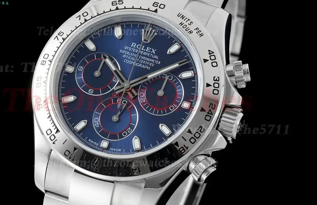 Daytona 116509 40mm SS SS Blue Dial QF V3 SH4130(Gain Weight)