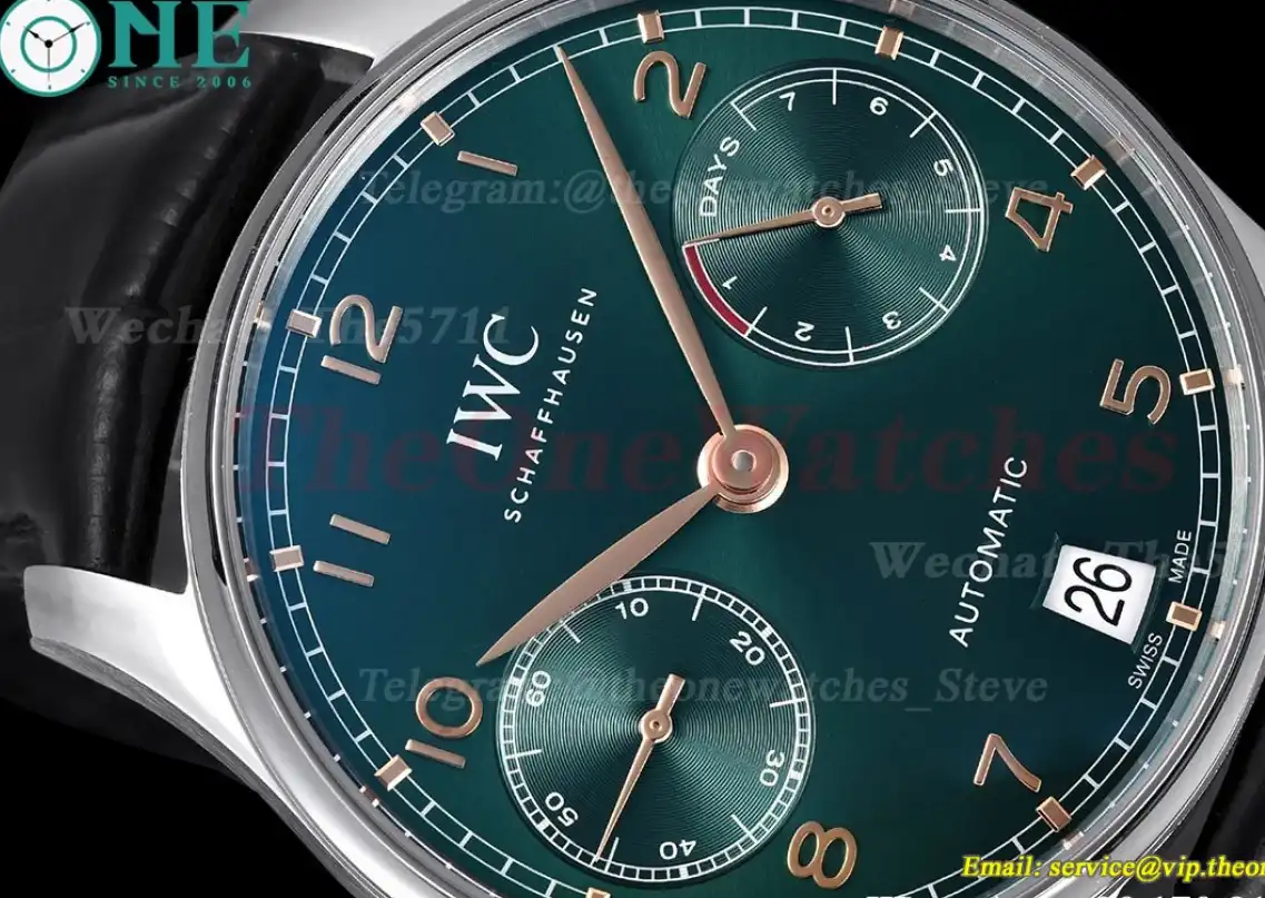 Portugieser 7 Days 42mm SS LE Green Dial ZF V5 A52010