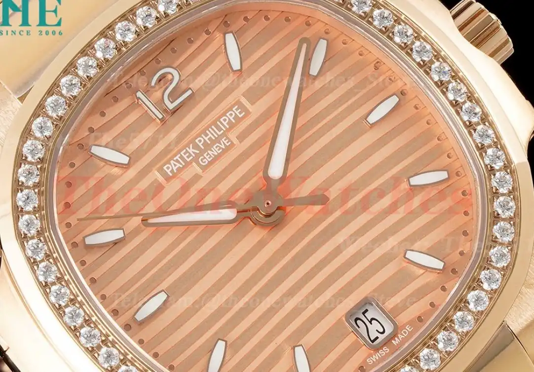 Nautilus 7118 35mm Dia RG RG Rose Gold Dial PPF 324SC