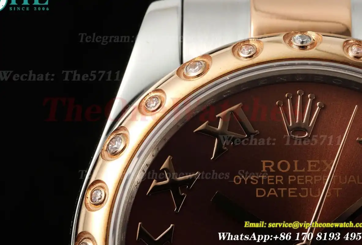 Datejust 178341 31mm Oys RG SS Brown Dial GMF A2824