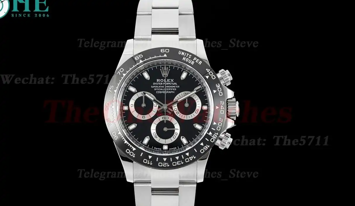 Daytona 116500 40mm SS SS Black Dial Clean DD4130