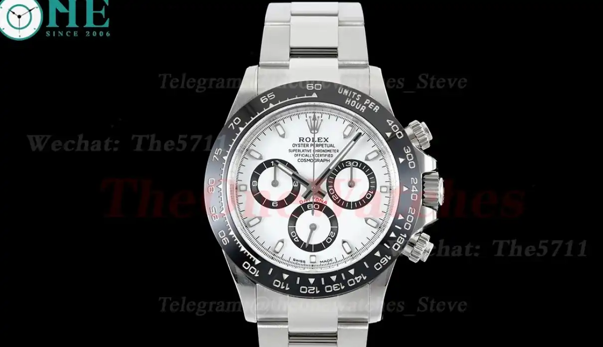 Daytona 116500 40mm SS SS White Dial Clean DD4130