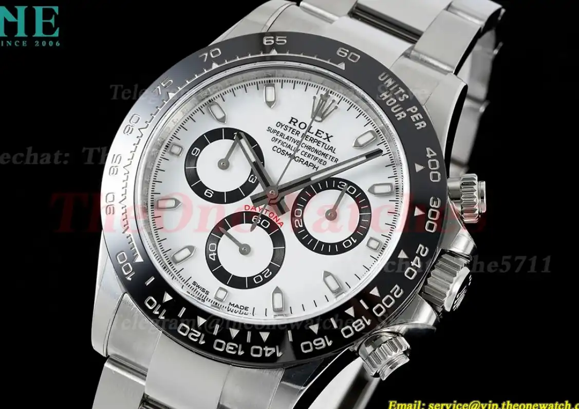 Daytona 116500 40mm SS SS White Dial Clean DD4130