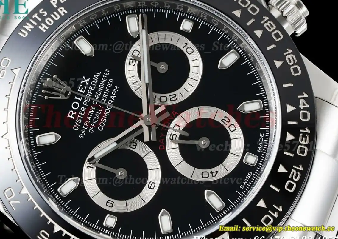 Daytona 116500 40mm SS SS Black Dial Clean DD4130