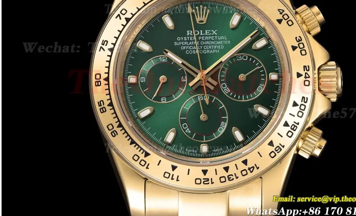 Daytona 40mm YG YG Green Dial GDF A3836