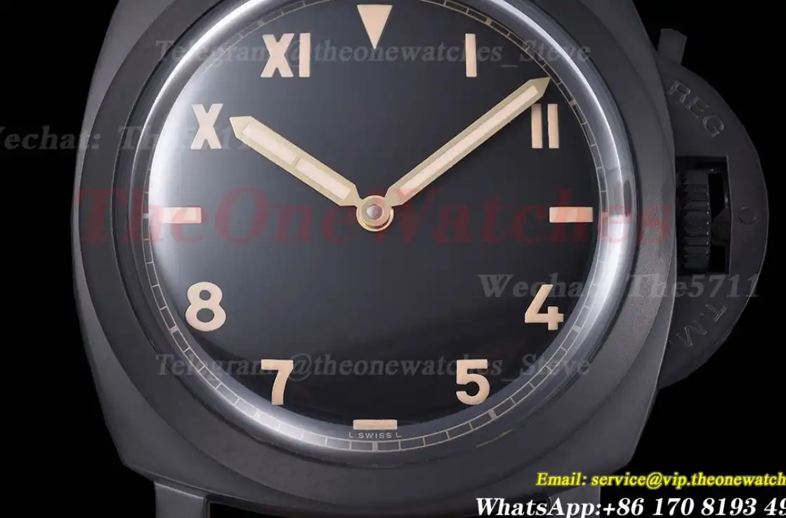 Luminor Pam629 47mm DLC LE Black Dial HWF A6497