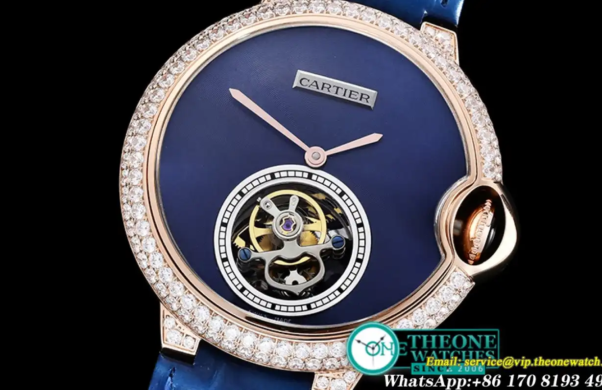 Cartier - Balon Bleu De Cartier Tourbillon RG LE Blue Tourbillon