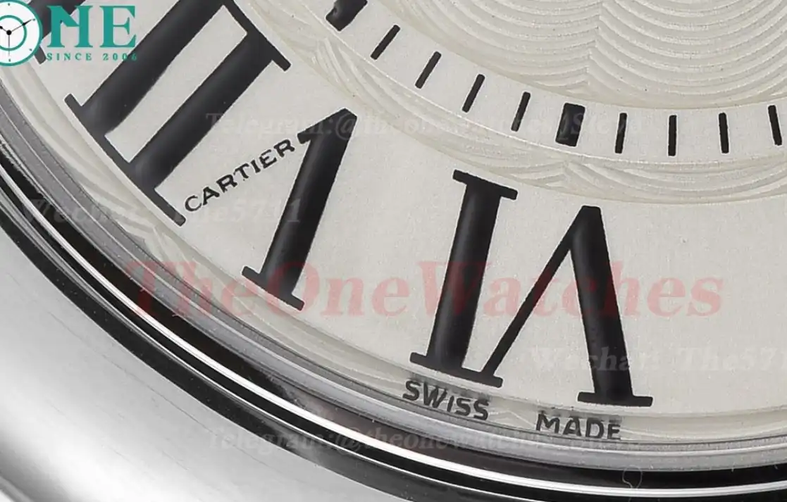 Ballon Bleu De Cartier 33mm RG SS Silver Rmn GDF NH05