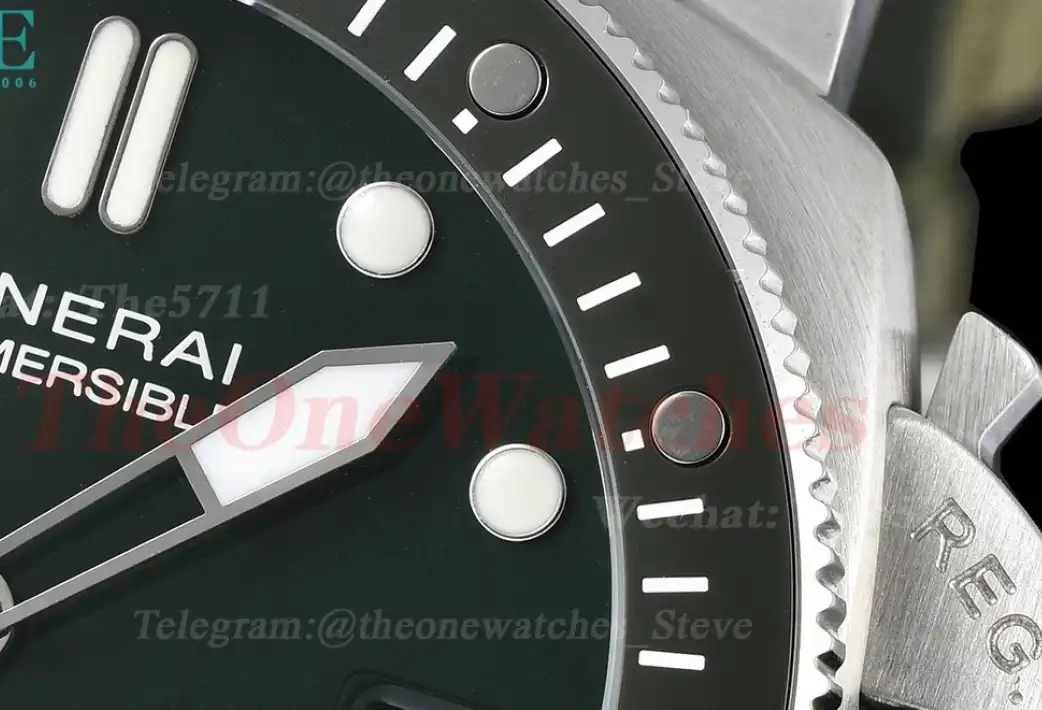 Submersible PAM1287 44MM SS NY Green Dial VSF P900