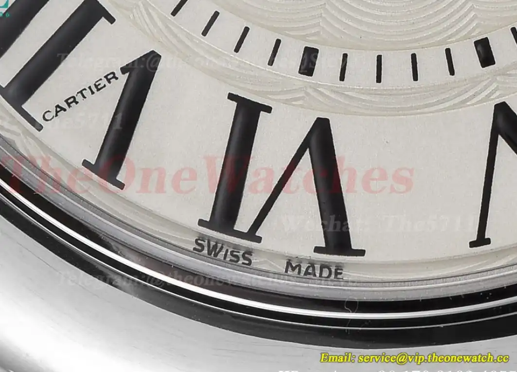 Ballon Bleu De Cartier 33mm YG SS Silver Dial Oyster GDF NH05