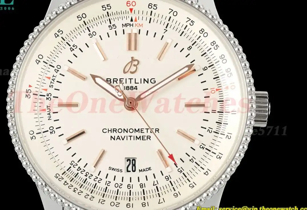 Navitimer 1 41mm Date SS SS Cream Dial TF A2824