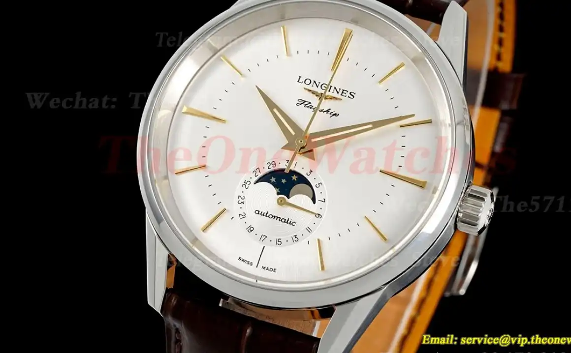 Flagship Heritage Moonphase 38.5mm SS LE White Dial APSF A2892