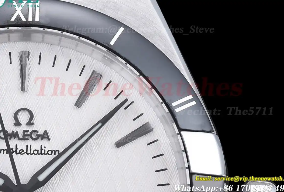 Constellation 41mm Cer SS LE White Dial GDF MY8215