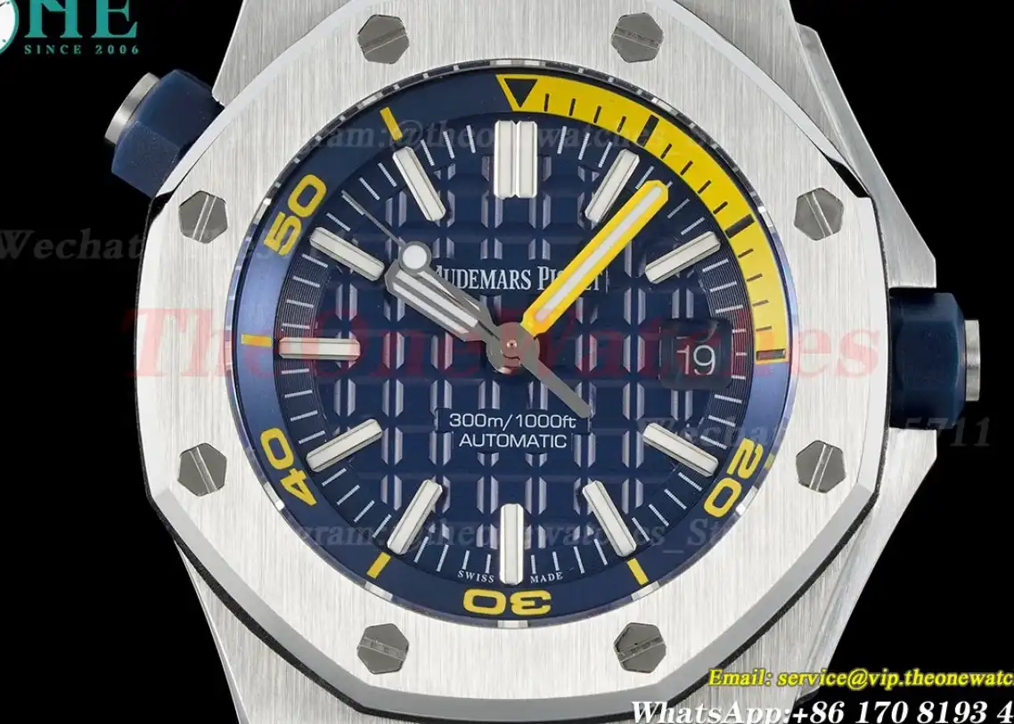 Royal Oak Offshore Diver 15710 42mm SS RU Blue IPF SA3120 Super Clone