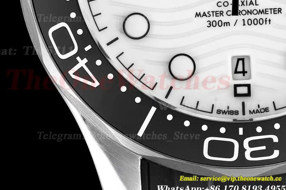 Seamaster 300m 42mm SS RU White Dial GDF MY8215