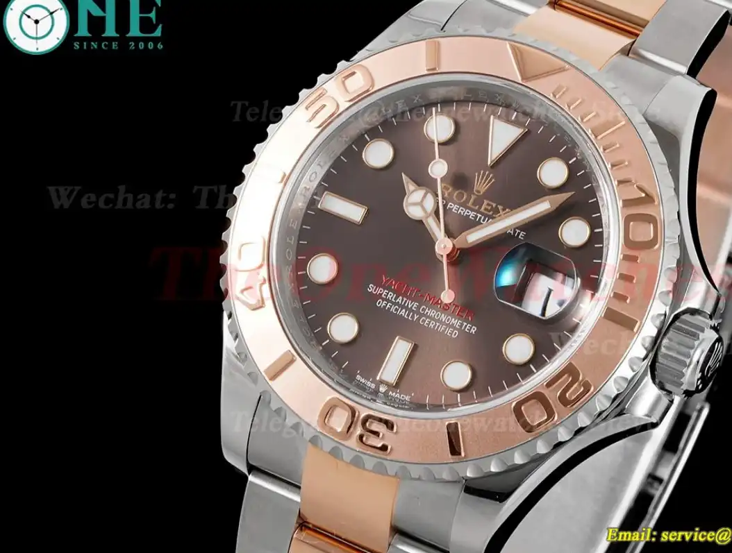 Yacht-Master 126621 40mm SS SS Brown Dot VSF VS3235