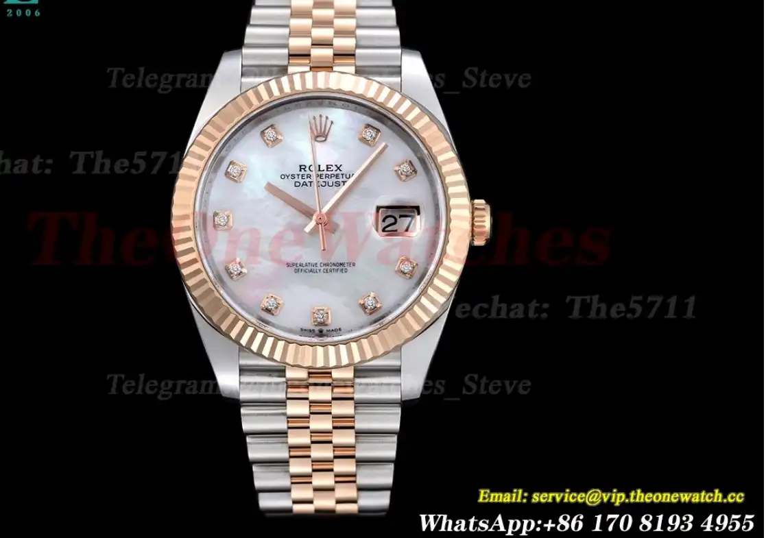 Datejust 126331 41mm SS RG Mop Dial Clean SH3235