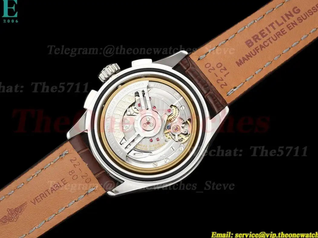 Premier B01 Chronograph 42mm SS LE Reddish Brown Dial BLSF V2 A7750 Mod