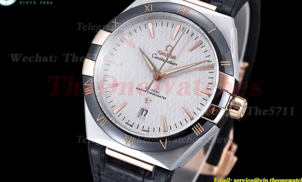 Constellation 41mm Ceramic RG LE White Dial GDF MY8215