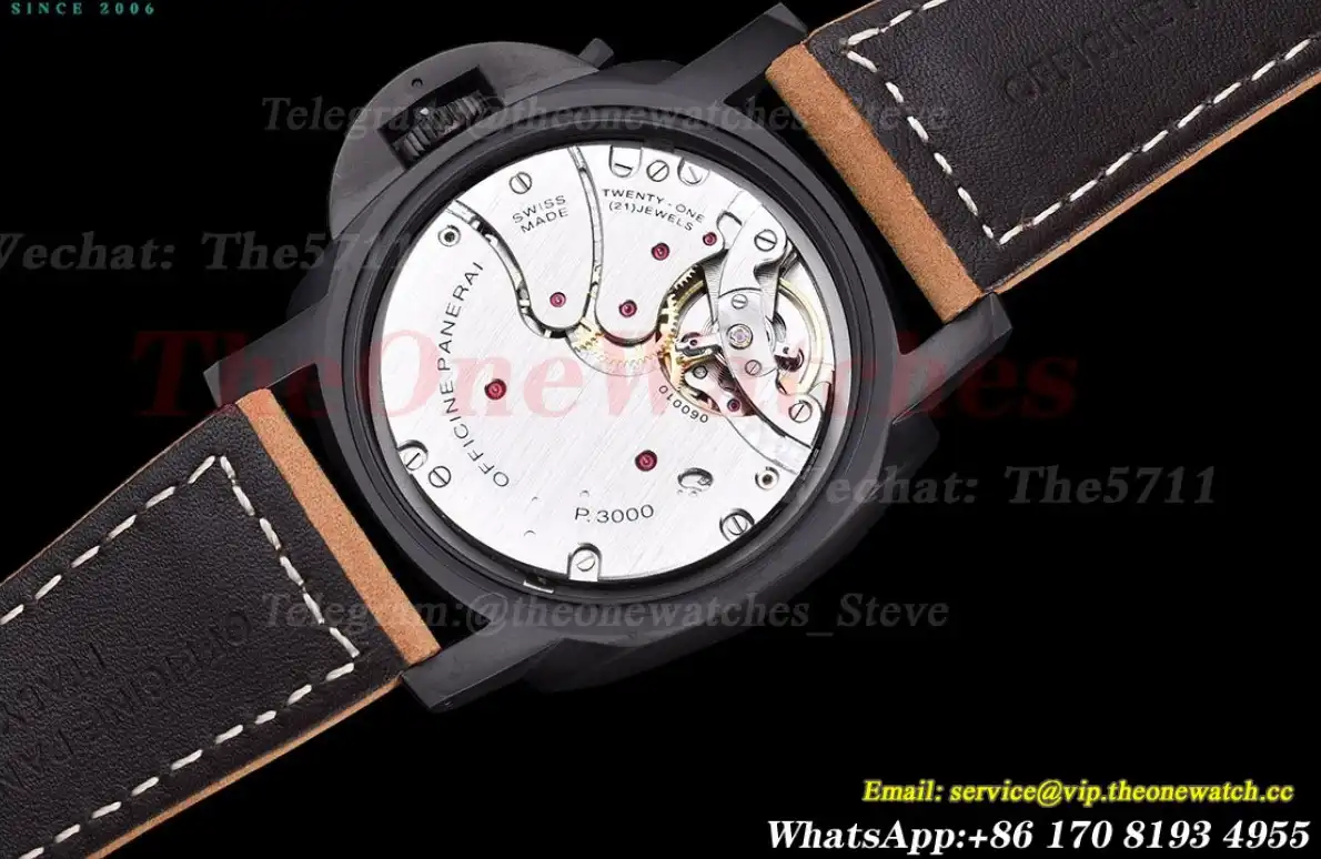 Luminor Pam375 47mm DLC LE Black Dial HWF A6497