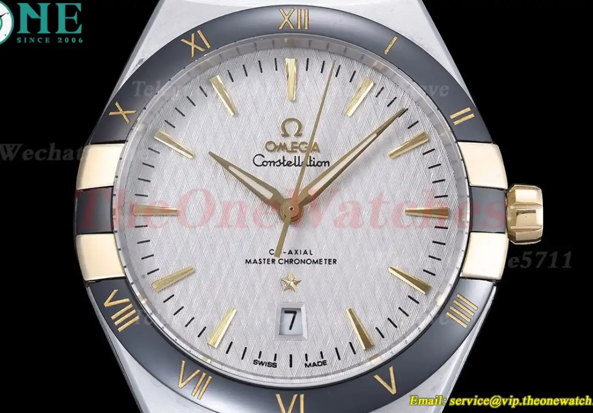 Constellation 41mm Ceramic YG LE White Dial GDF MY8215