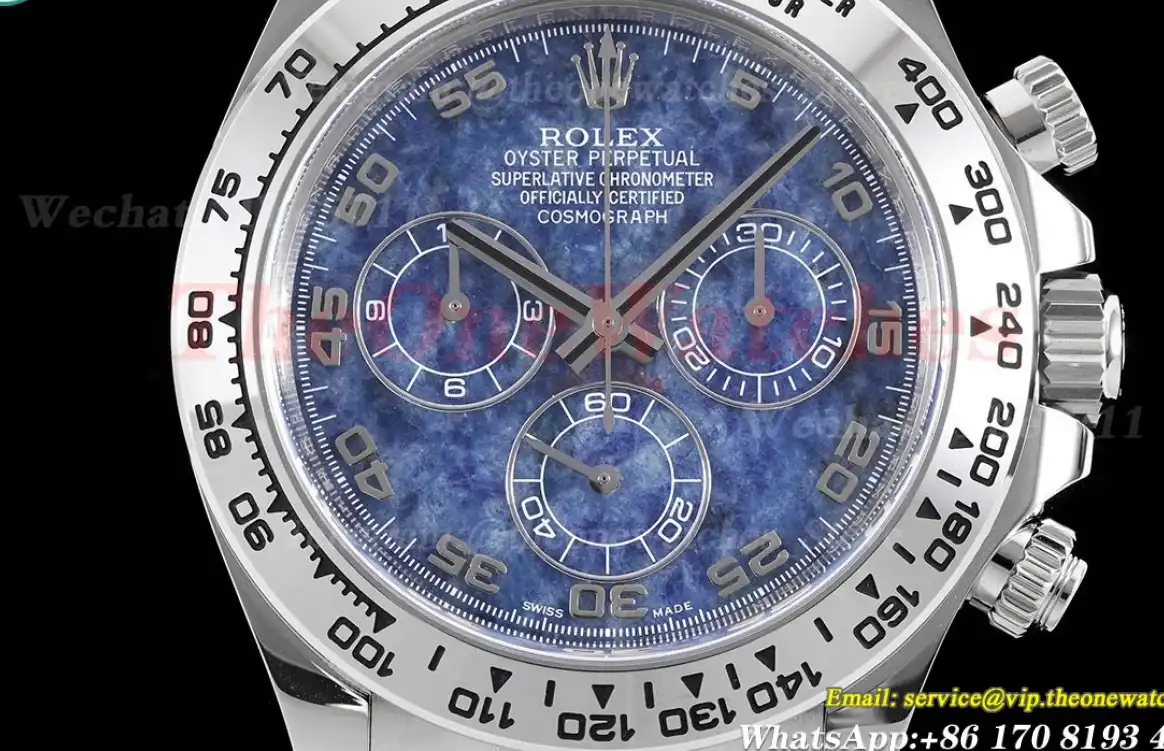 Daytona 116519 40mm SS RU Blue Chalcedony Dial Clean DD4130