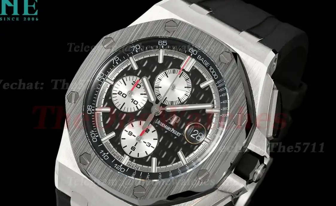 Royal Oak Offshore 26400IO 44mm SS RU Black  Dial TKF A7750