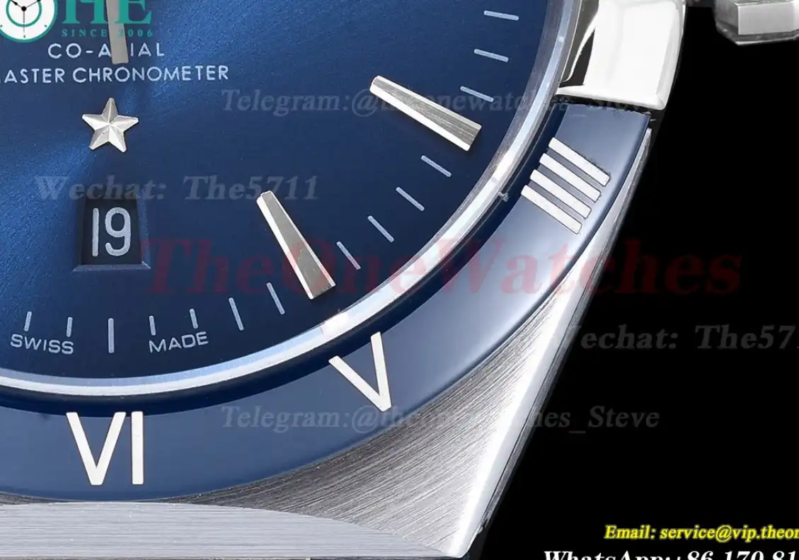 Constellation 41mm Blue Cer SS LE Blue Dial GDF MY8215