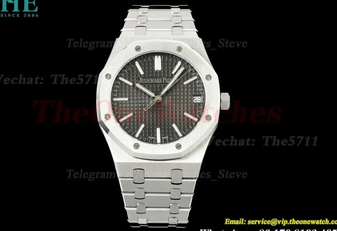 Royal Oak 15510 50th 41mm SS SS Grey Dial TKF A4302 Super Clone