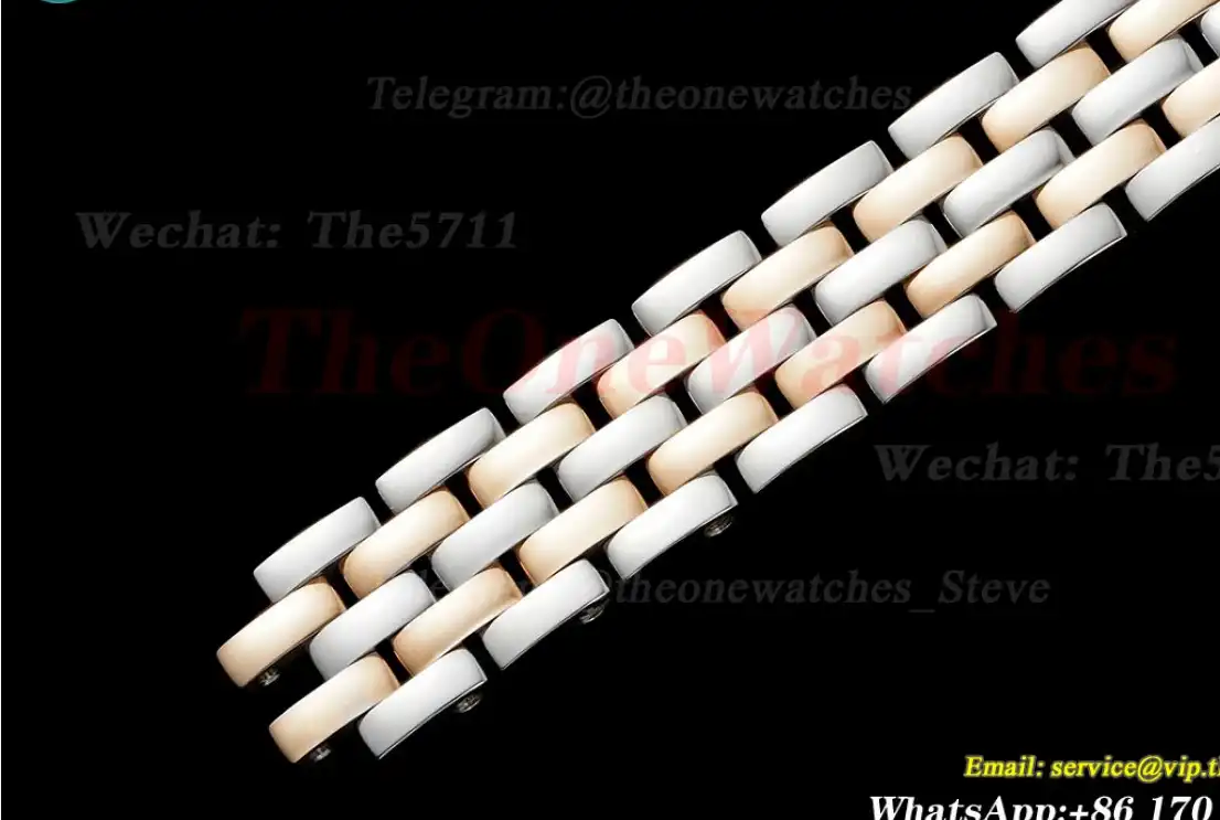 Panthere Secrete De Ladies Small 22mm Dia RG SS White AF Quartz