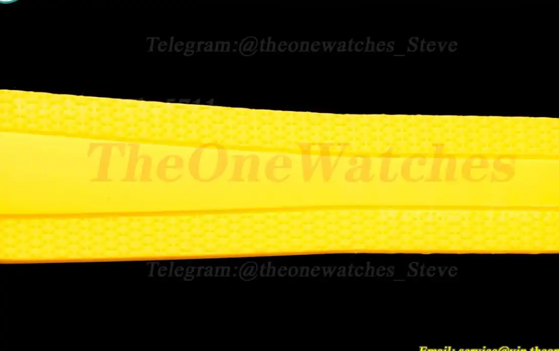 Superocean 42mm SS RU Colorful Dial on Yellow Rubber Strap TF A2824