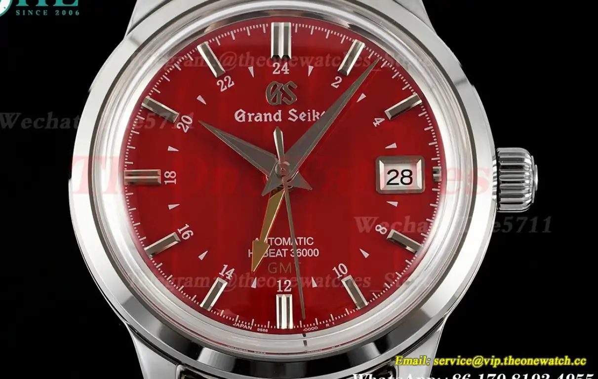 Elegance GMT 39.5mm Red Dial GSF NH34